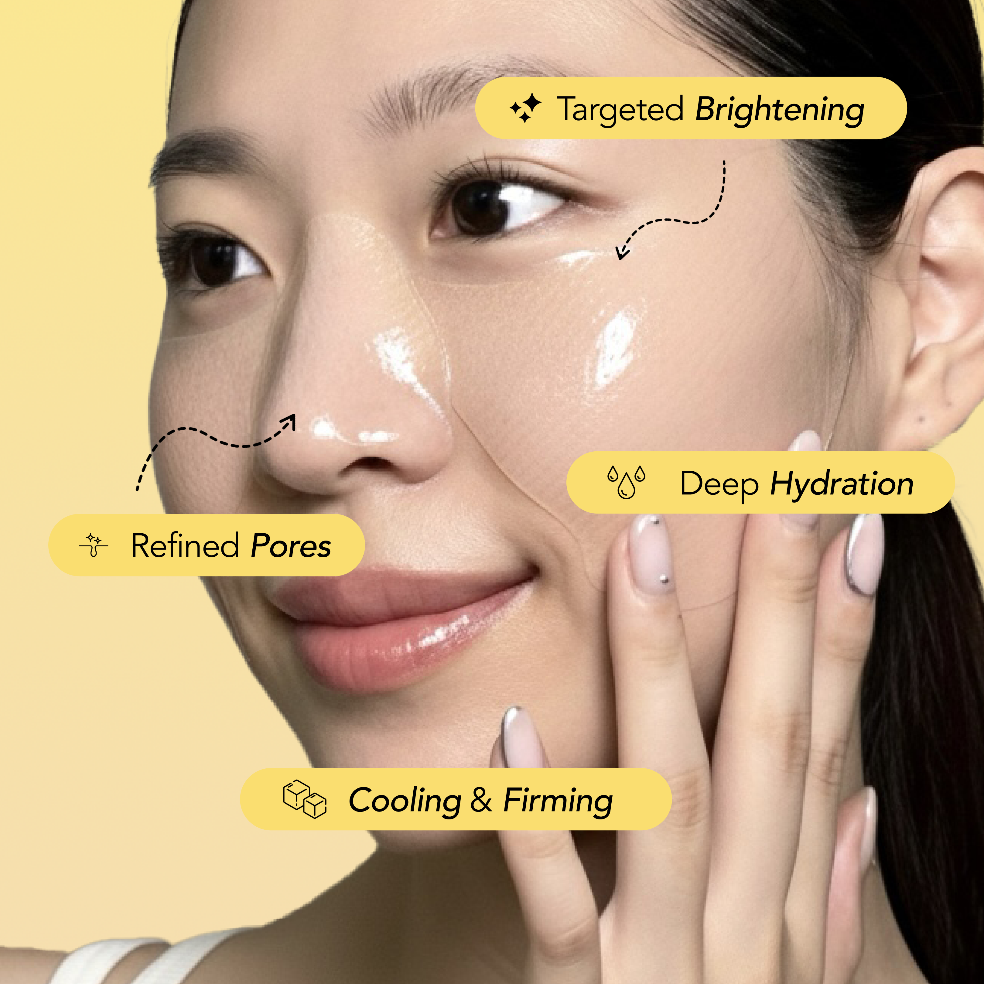 Yuzu Vitamin C Butterfly Hydrogel Mask 4-Pack