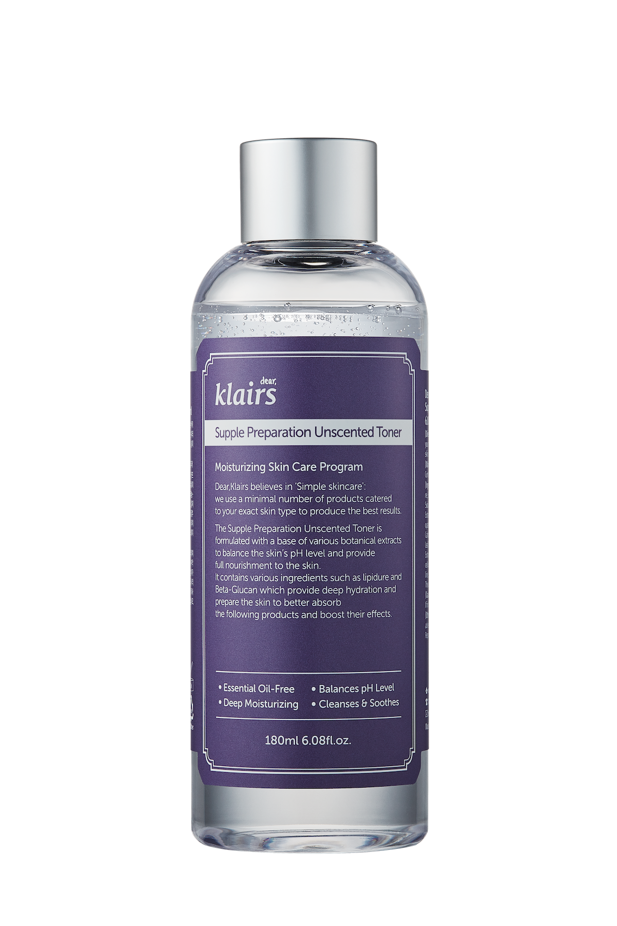 Unscented toner klairs hydrating