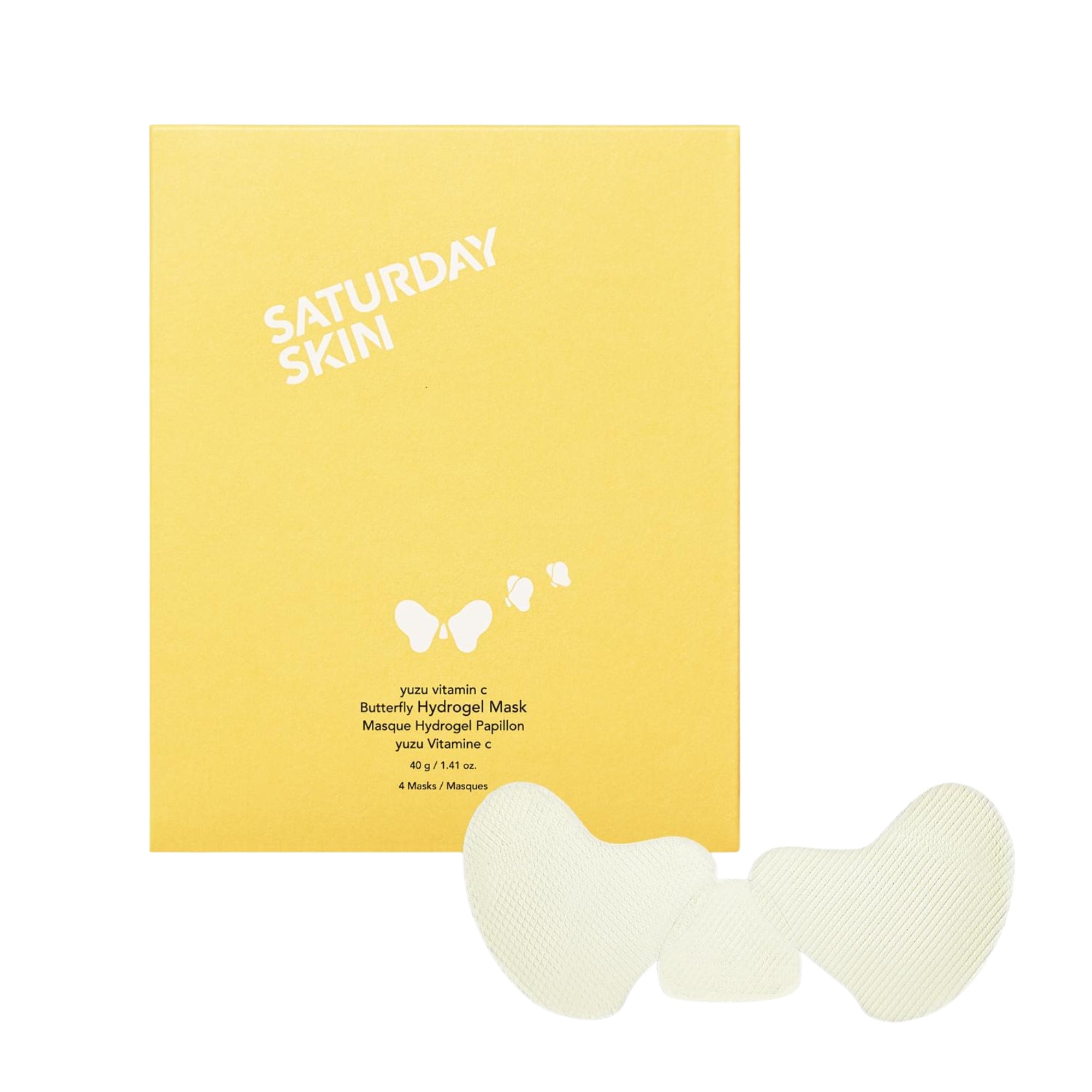 Yuzu Vitamin C Butterfly Hydrogel Mask 4-Pack