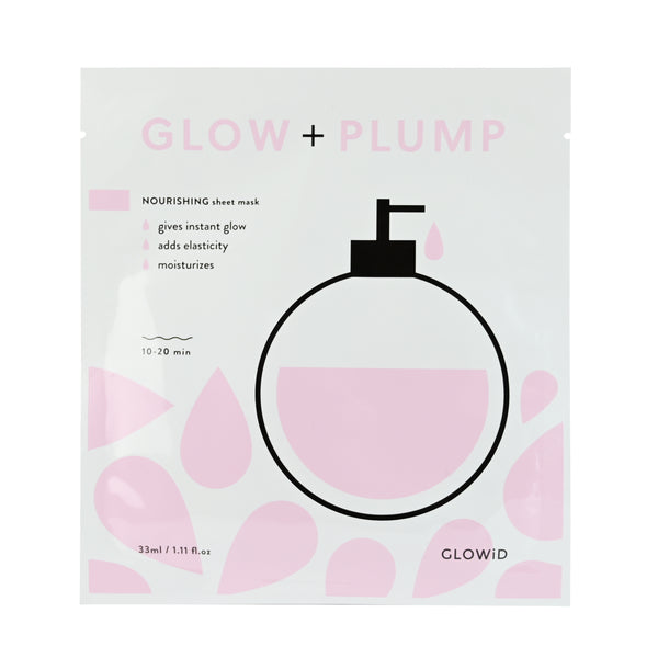 Glow plump nourishing sheet mask