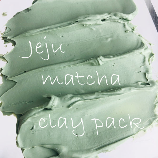 Jeju Matcha Clay Pack
